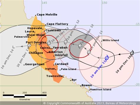 cyclone jasper qld map
